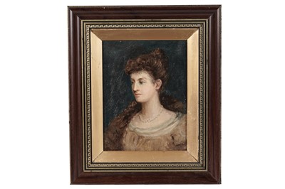 Lot 96 - Dixon Clark - Portrait of a Young Gibson Girl | oil