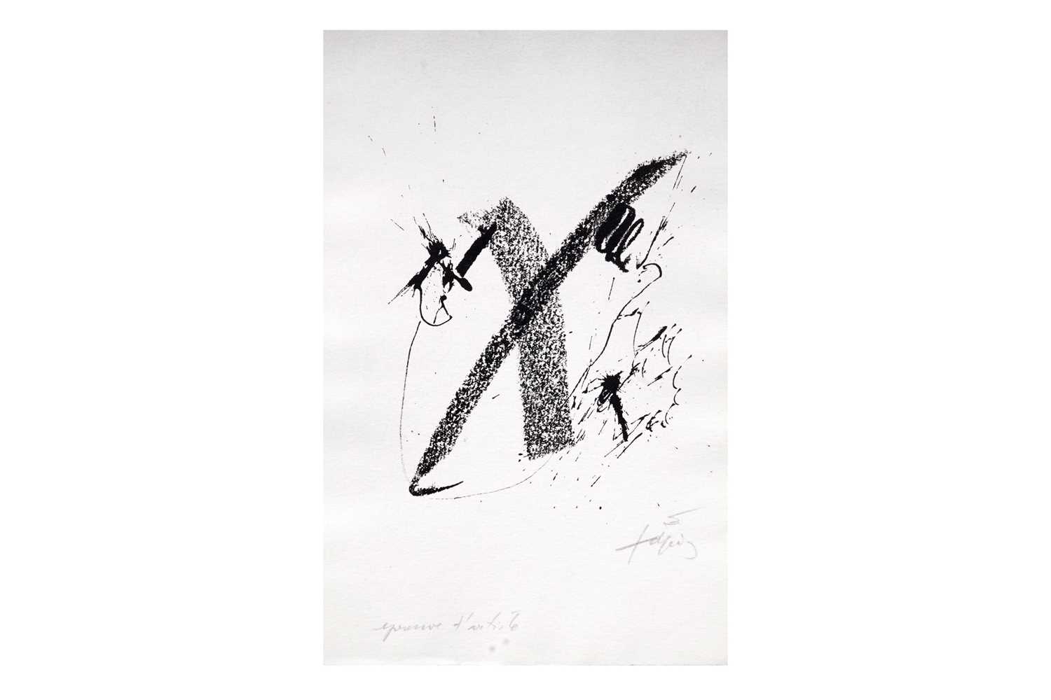 Lot 932 - Antoni Tapies - La Realite en sa Totalite | artist's proof etching