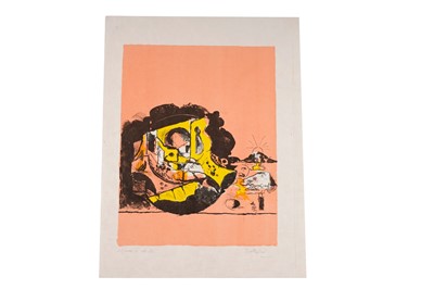 Lot 300 - Graham Sutherland OM - Rock Form | colour lithograph