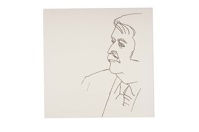 Lot 966 - Alex Katz - Seated Man | soft-ground etching