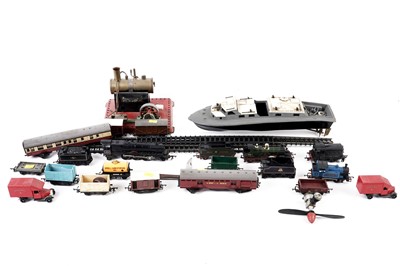 Lot 68 - A collection of Tri-Ang ‘00’ Gauge railway models; and an unboxed Victory Models 'Vosper'