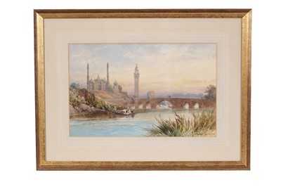 Lot 45 - James Burrell Smith - A view in Lucknow, India 1896 | watercolour