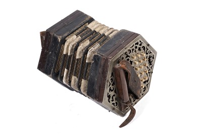 Lot 177 - A 32-button Anglo system concertina