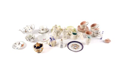 Lot 298 - A collection of ceramics by Meissen, Belleek and others