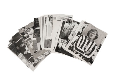 Lot 1321 - Press Association football player black and white photographs