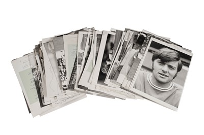 Lot 1322 - Press Association football player black and white photographs