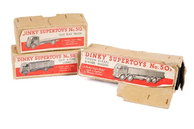 Lot 142 - Three Dinky Supertoys Trucks