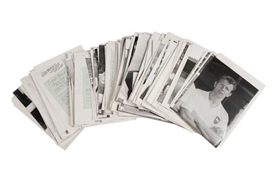 Lot 1326 - Press Association football player black and white photographs