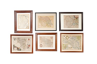 Lot 12 - Six maps of Yorkshire