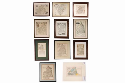 Lot 13 - ﻿A collection of maps of Northumberland and Cumberland