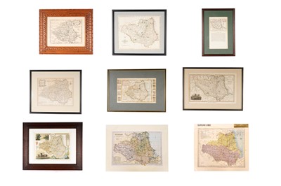 Lot 14 - ﻿A collection of maps of Durham