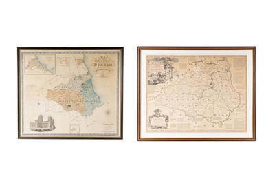 Lot 16 - ﻿Two maps of Durham