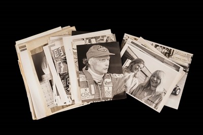 Lot 1336 - Press Association Formula 1 motor racing black and white photographs