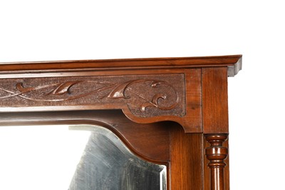 Lot 86 - An Edwardian mahogany art nouveau sideboard