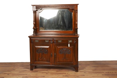 Lot 86 - An Edwardian mahogany art nouveau sideboard