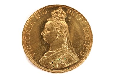 Lot 1300 - Victoria (1837-1901), Five Pounds, 1887; and Festival of Britain crown 1951