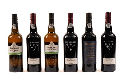 Lot 215 - Six bottles of Graham's Port (Various)