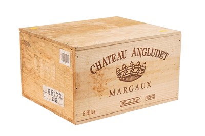 Lot 31 - Six bottles of Chateau Angludet ,Margaux 2014