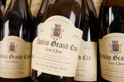 Lot 43 - Twelve bottles of Chablis Grand Cru Les Clos 2018