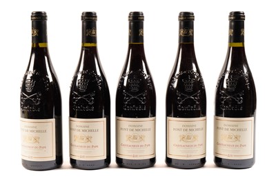 Lot 191 - Five bottles of Chateauneuf-Du-Pape 2010