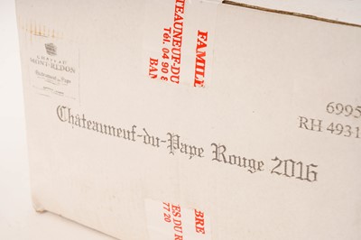 Lot 58 - Six bottles of Chateauneuf-Du-Pape 2016