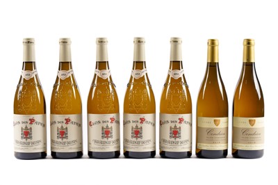 Lot 198 - Seven bottles of Chateauneuf-Du-Pape and Condrieu (various 2015 and 2018)