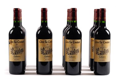 Lot 88 - Twelve bottles of Clos La Coutale, Cahors Malbec 2017