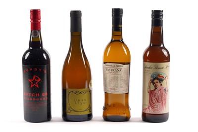 Lot 205 - A mixed lot of four bottles: including Pastrana, Manzanilla Pasada