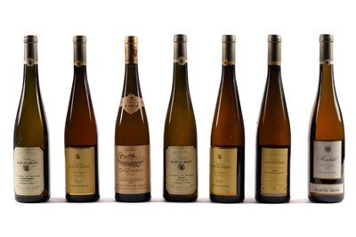 Lot 12 - Seven bottles, mixed lot, including Gewurztraminer, Riesling and Cru D'Alsace