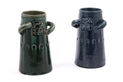 Lot 488 - Two 'Adamesk' Art Nouveau vases