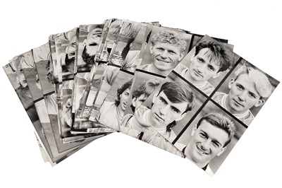 Lot 1340 - Press Association Chelsea football player black and white photographs