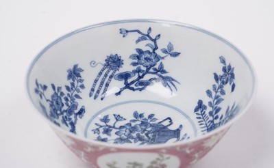 Lot 361 - A Chinese famille rose bowl