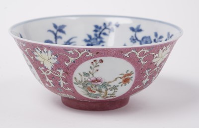 Lot 361 - A Chinese famille rose bowl