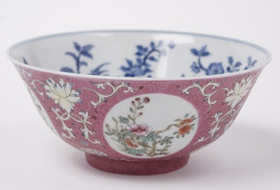 Lot 361 - A Chinese famille rose bowl