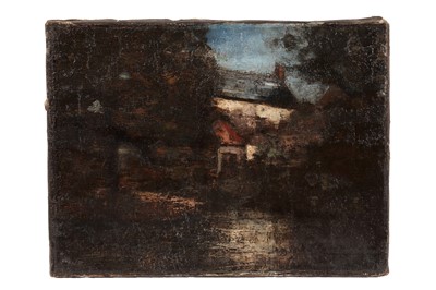 Lot 114 - S. S. Cunningham - Whitewashed Farmhouse in the Shadows | oil