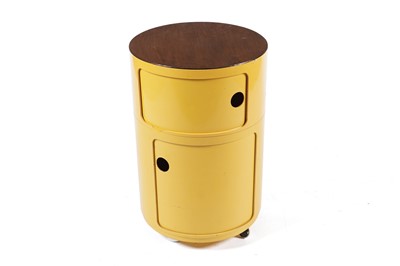 Lot 828 - A 1970’s Kartell ‘Componibili’ two tier storage unit by Anna Castelli