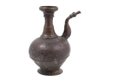 Lot 438 - An Eastern copper water pot