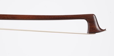 Lot 215 - A gold-mounted viola bow stamped 'Garner Wilson'