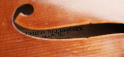 Lot 72 - A viola by Alfred Neudörfer