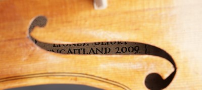 Lot 56 - A violin by Lionel Gliori, 2009