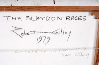 Lot 117 - Robert "Bob" Olley - The Blaydon Races | oil