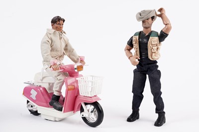 Lot 266 - An Aurora Comic Series Lone Ranger; and a selection of action figures and accessories