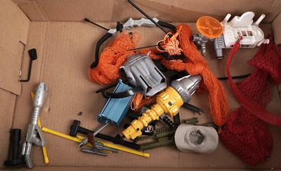 Lot 266 - An Aurora Comic Series Lone Ranger; and a selection of action figures and accessories