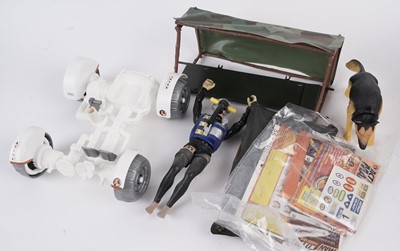 Lot 266 - An Aurora Comic Series Lone Ranger; and a selection of action figures and accessories