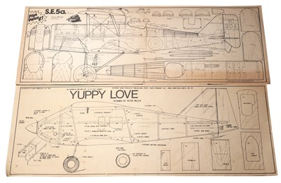 Lot 412 - ﻿A selection of plans for model kits