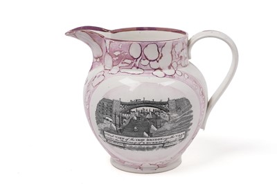 Lot 492 - A Sunderland splash luster jug