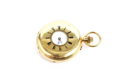 Lot 1004 - Sir John Bennett Ltd, London: an 18ct yellow gold cased half-hunter pocket watch