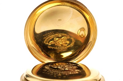 Lot 1004 - Sir John Bennett Ltd, London: an 18ct yellow gold cased half-hunter pocket watch