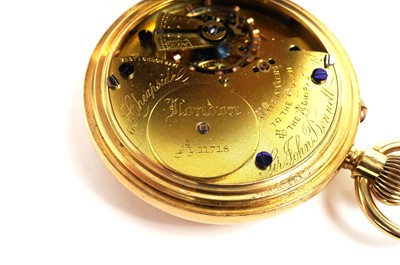 Lot 1004 - Sir John Bennett Ltd, London: an 18ct yellow gold cased half-hunter pocket watch