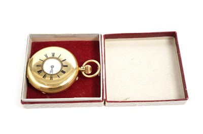 Lot 1004 - Sir John Bennett Ltd, London: an 18ct yellow gold cased half-hunter pocket watch